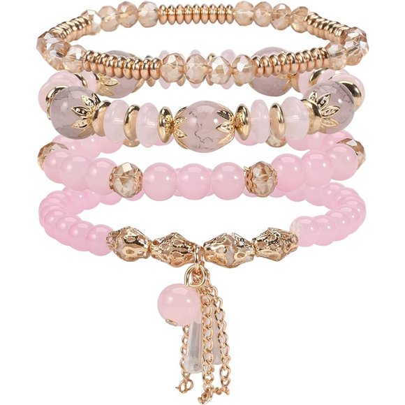 Twinfree Bohemian Bracelets for Women Stretch Multilayer Colorful Beads … - Picture 8 of 9